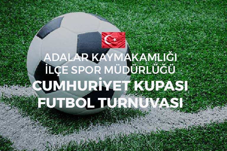 28-29 Ekim’de Büyükada’da düzenlenecek olan Cumhuriyet Kupası Futbol Turnuvası son başvuru tarihi 26 Ekim.